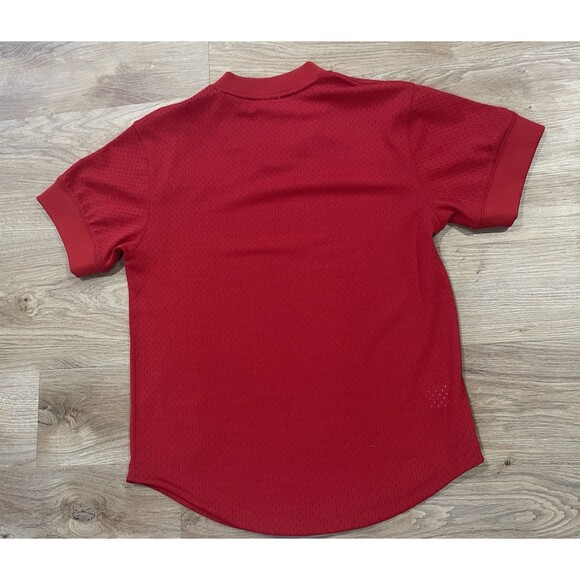 Mitchell & Ness Golden State Warriors Red Shoe Palace 25 NBA Jersey Men’s Medium - Picture 9 of 9